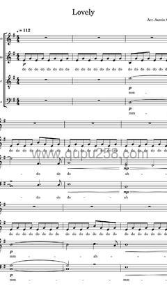 Billie Eilish,Khalid《lovely》吉他谱(G调,弹唱版)