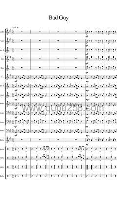 Billie Eilish,Justin Bieber《bad guy - with Justin Bieber》吉他谱(B调,演奏版)