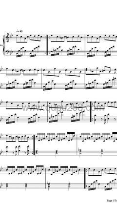 蔡依林,周杰伦《布拉格广场》钢琴谱(C调,演奏版)