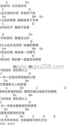 任贤齐《烛光》吉他谱(G调,弹唱版)