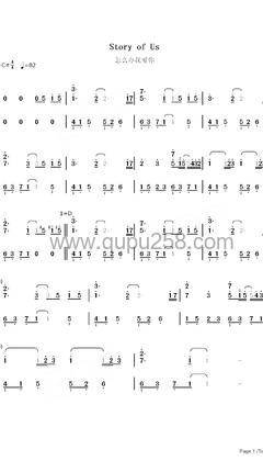 July《바람에 쓰는 편지》钢琴谱(D调,演奏版)