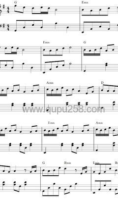 任贤齐《伤心太平洋》钢琴谱(G调,简单,演奏版)