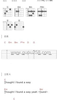 Billie Eilish,Khalid《lovely》吉他谱(G调,中等难度,弹唱版)