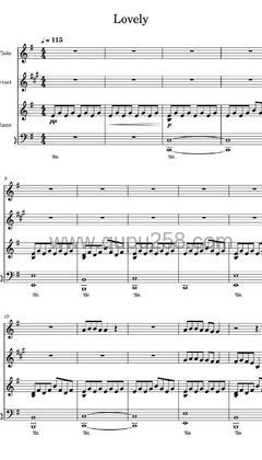 Billie Eilish,Khalid《lovely》吉他谱(G调,演奏版)