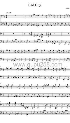 Billie Eilish,Justin Bieber《bad guy - with Justin Bieber》钢琴谱(降B调,演奏版)
